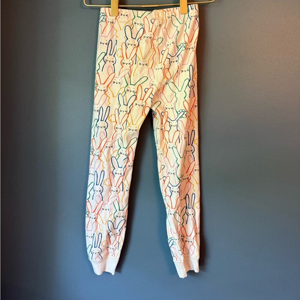 Hanna Andersson Colorful Bunny Print Pajama Pants - Picture 2 of 4